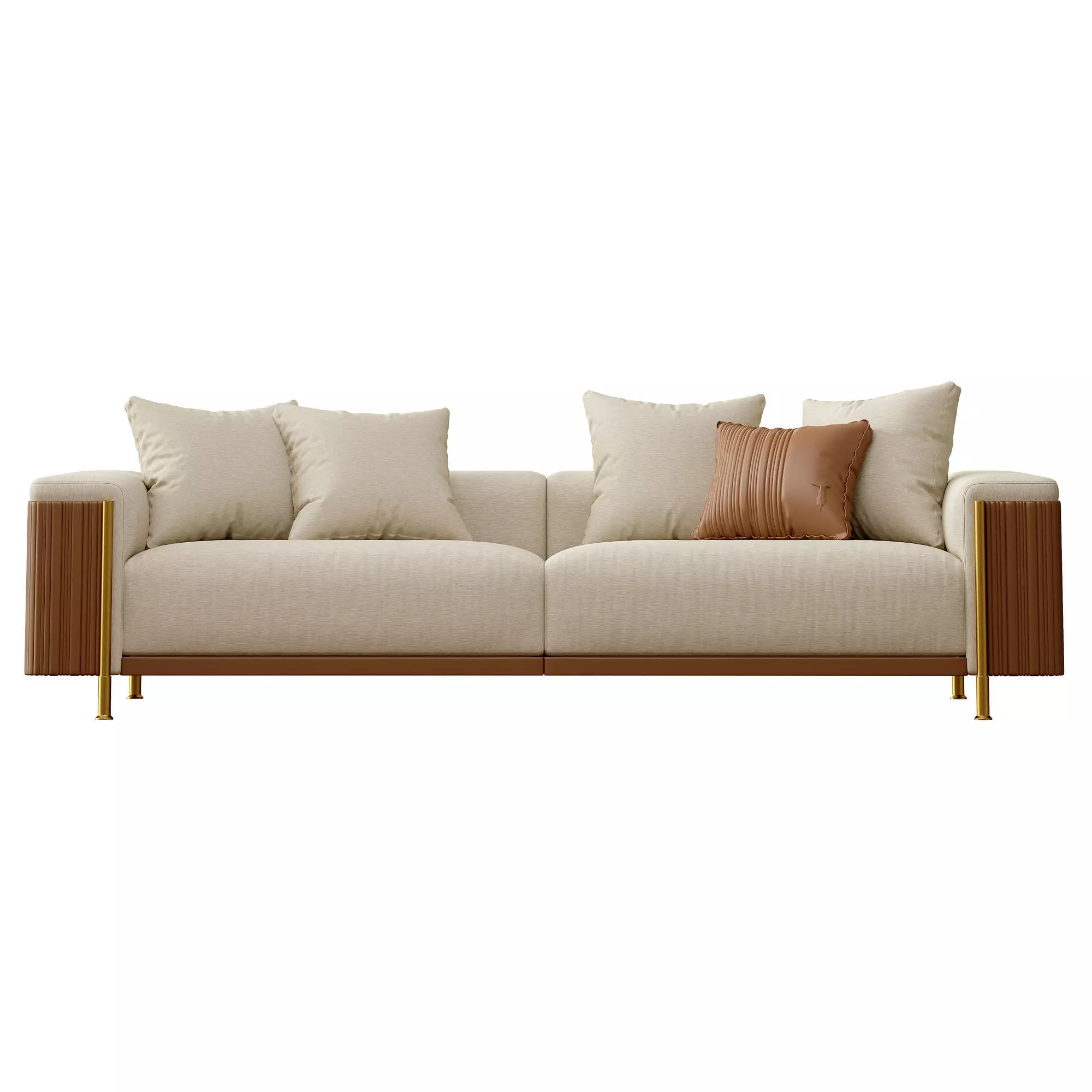 The Deven Trussardi sofa Low-poly 3D model_0