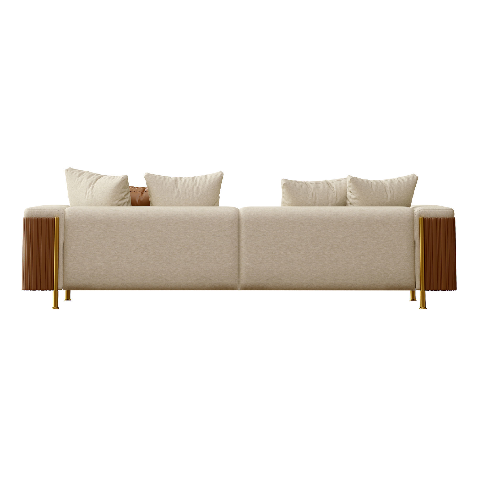 The Deven Trussardi sofa Low-poly 3D model_2