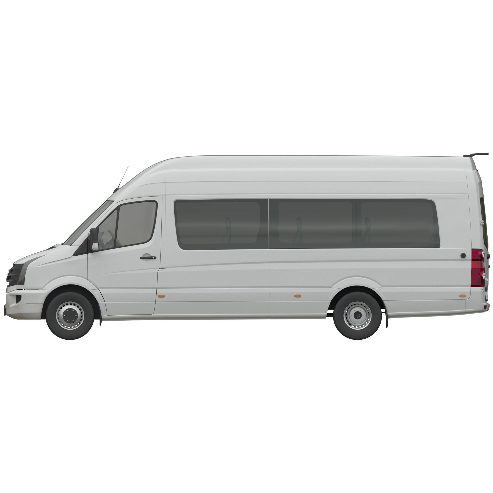 VW Crafter 2011 minibus MAXI 3D model_10