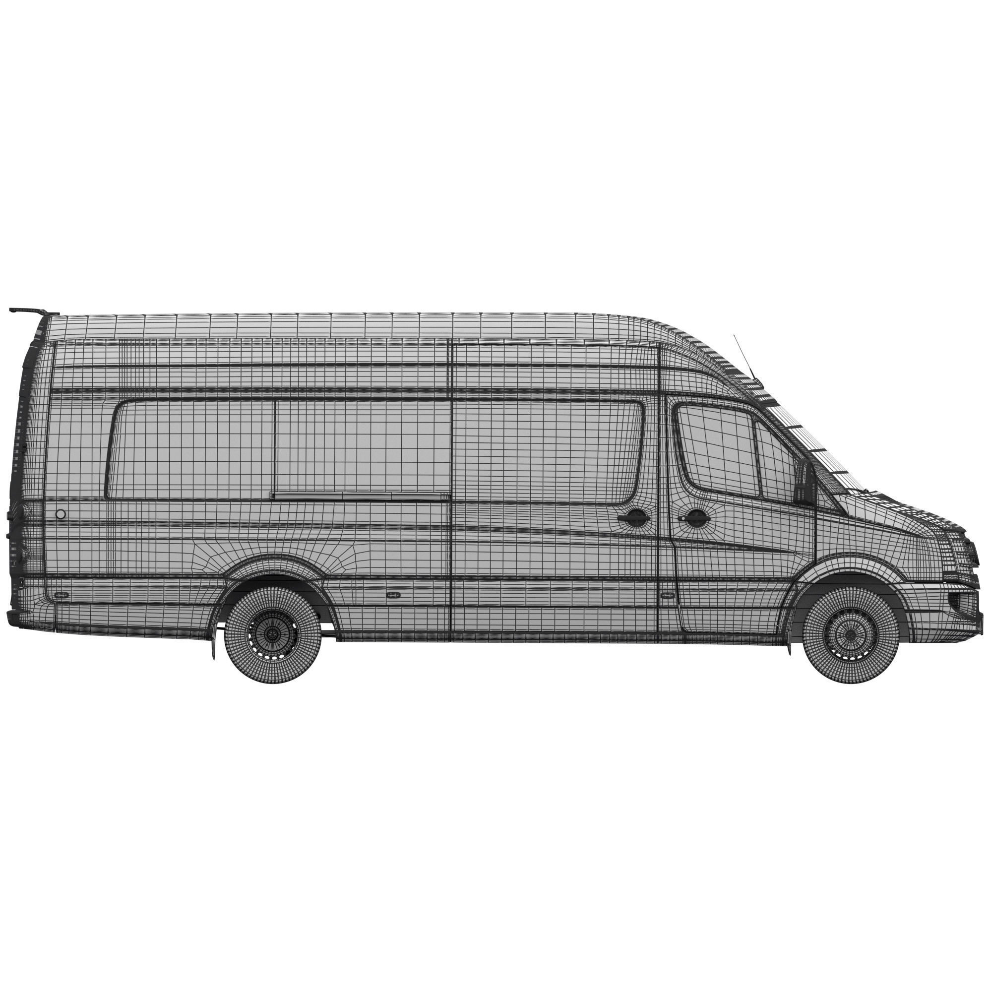 VW Crafter 2011 minibus MAXI 3D model_18