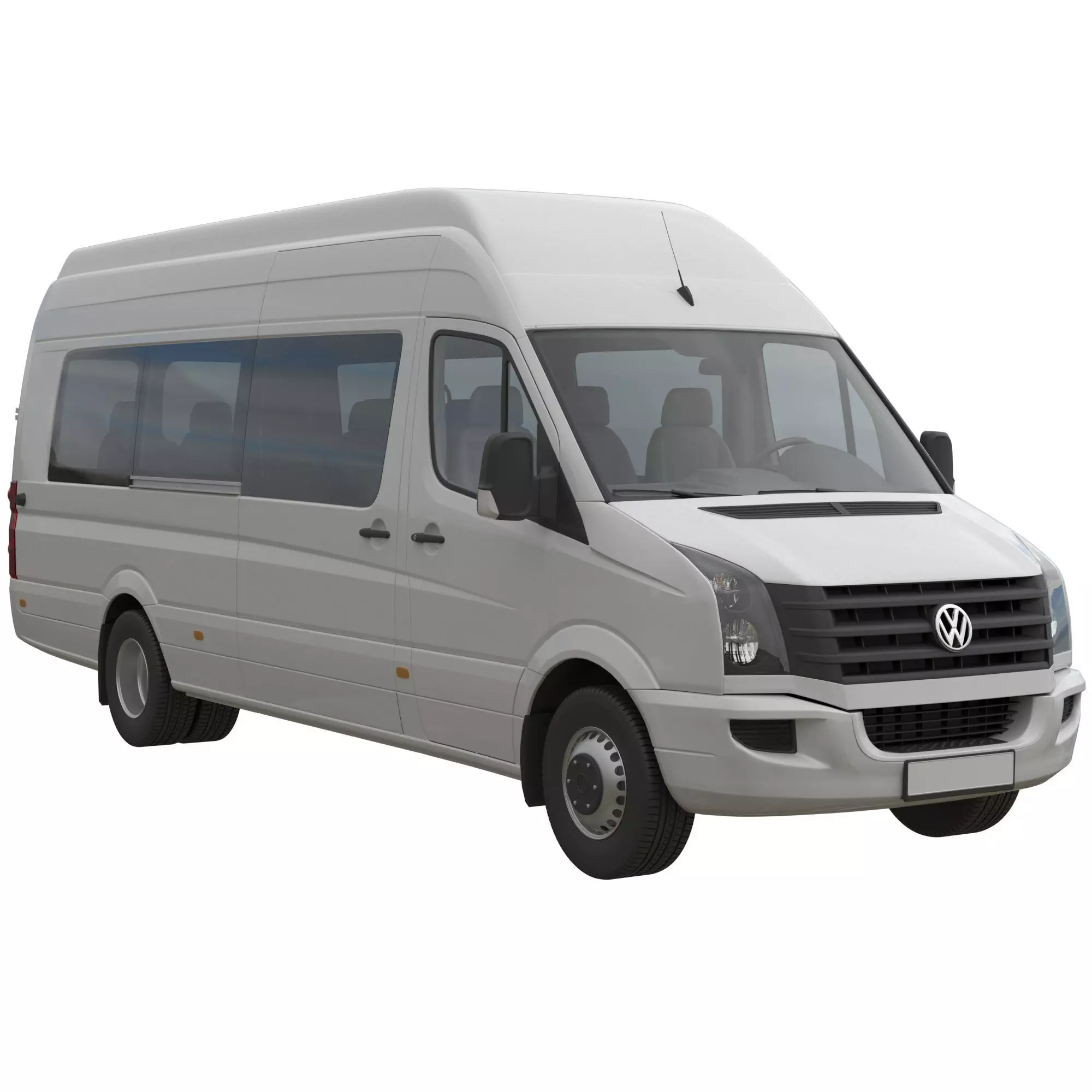 VW Crafter 2011 minibus MAXI 3D model_0