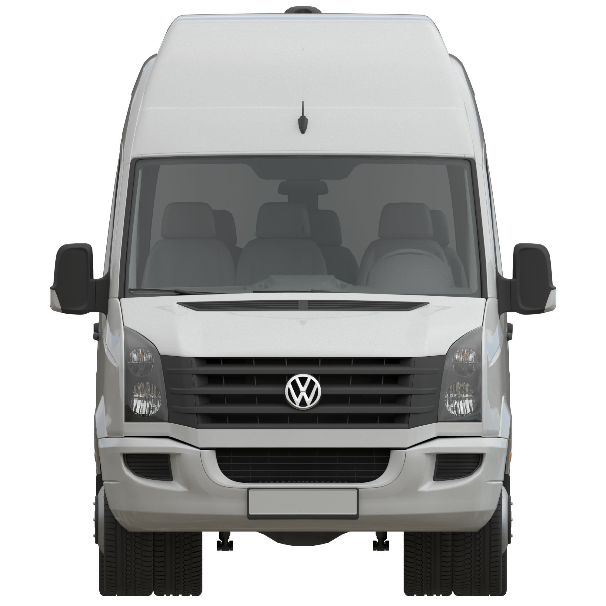 VW Crafter 2011 minibus MAXI 3D model_7