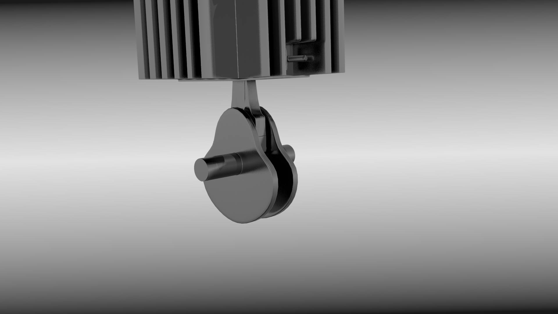 Two stroke cylinder and piston set 3D model_2