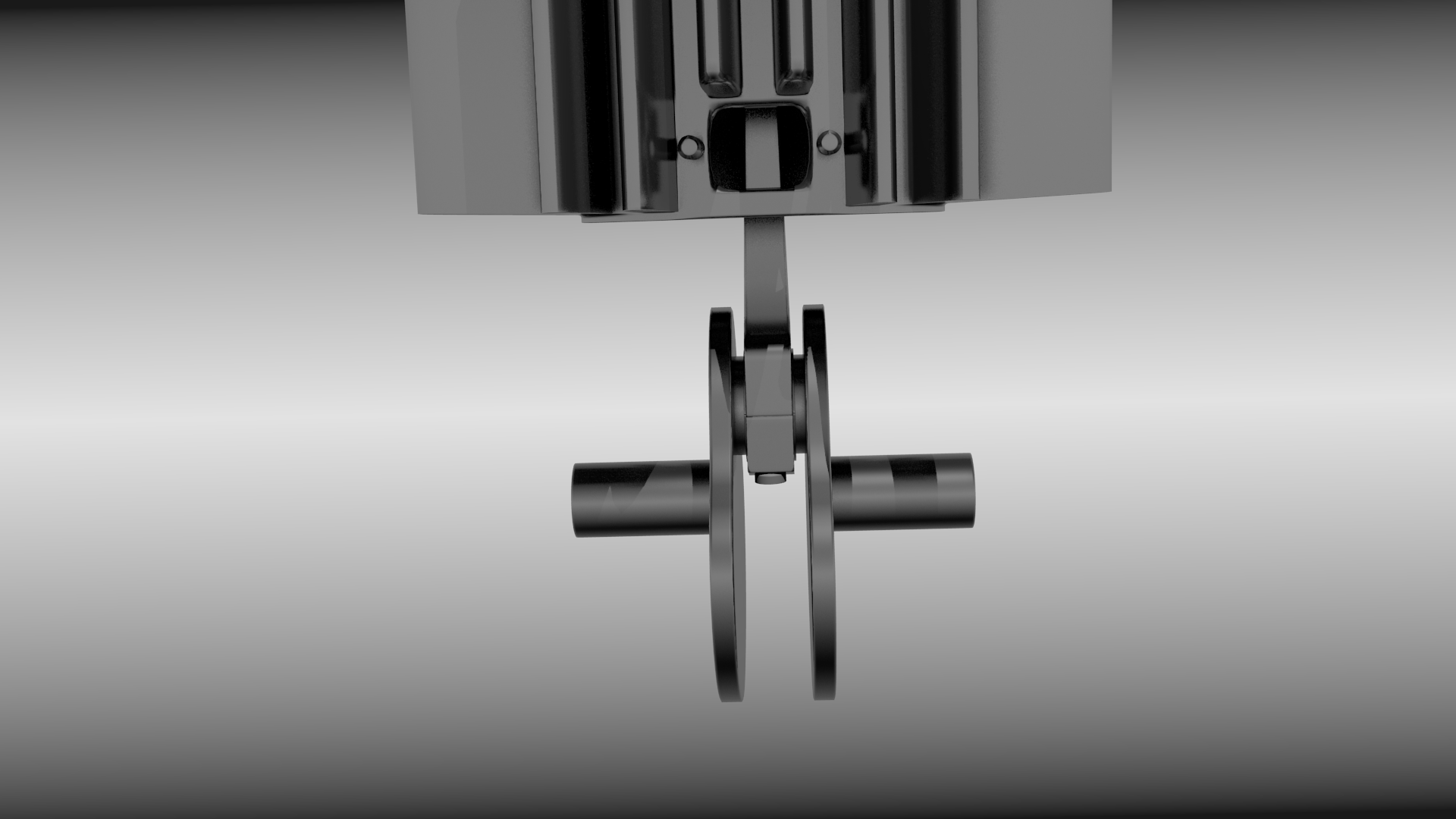 Two stroke cylinder and piston set 3D model_3