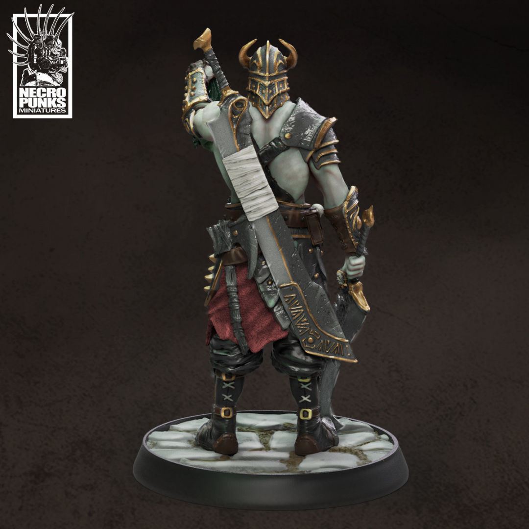 Orc Slayer 3D print model_1