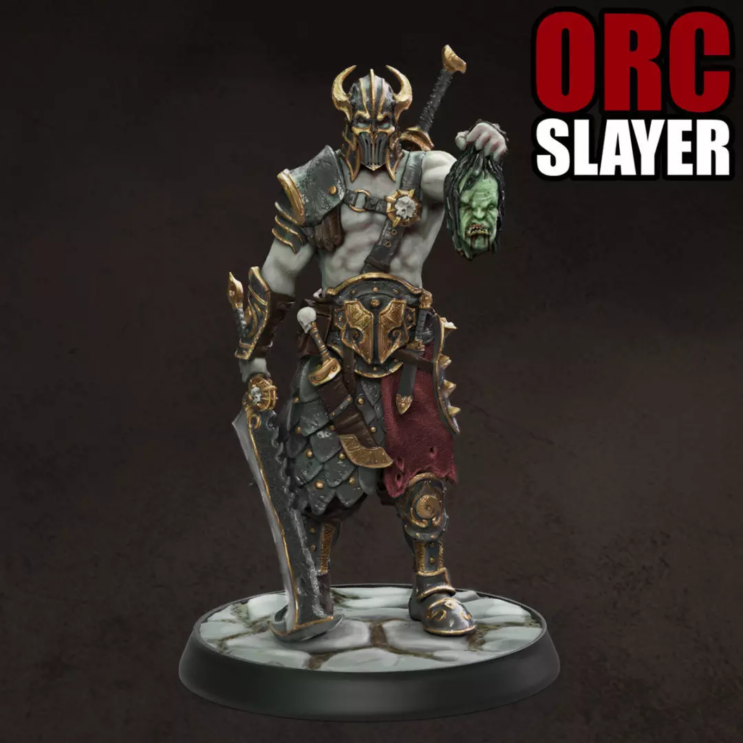 Orc Slayer 3D print model_0