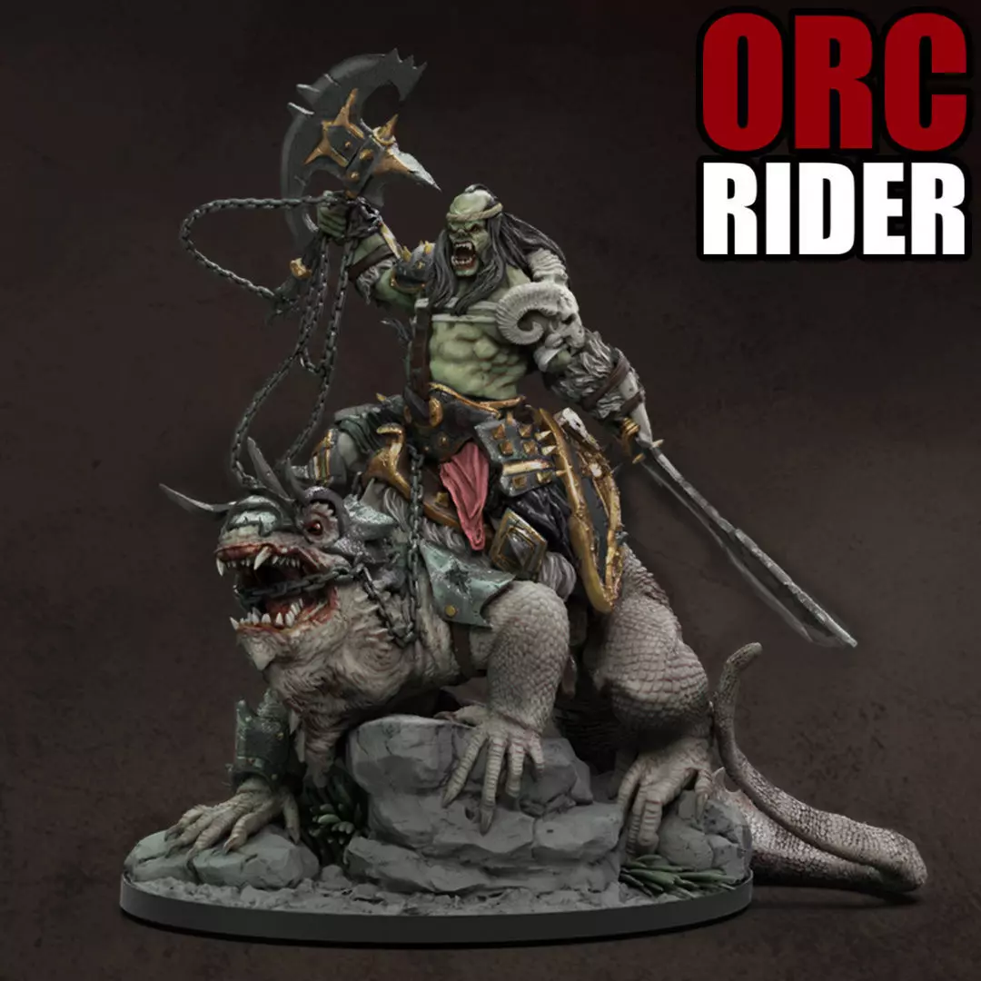 Orc Rider 3D print model