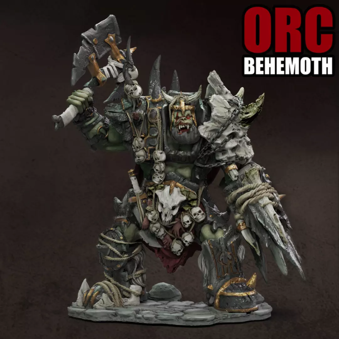 Orc Behemoth 3D print model