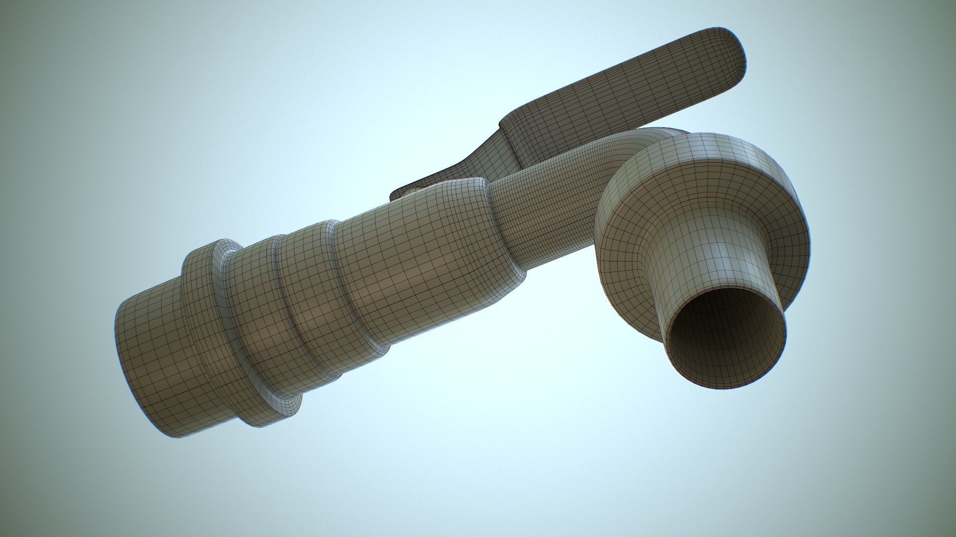 Garden Tap 3D model_13