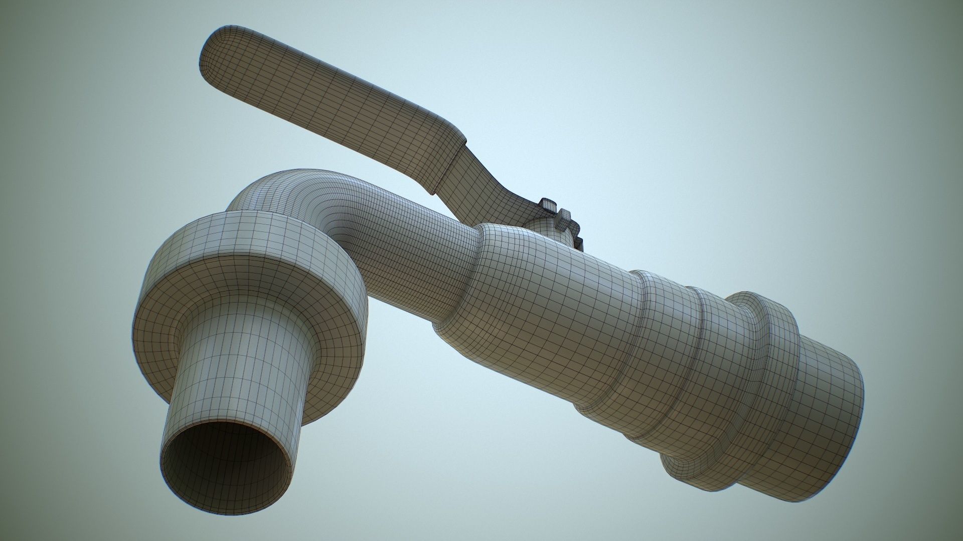 Garden Tap 3D model_14