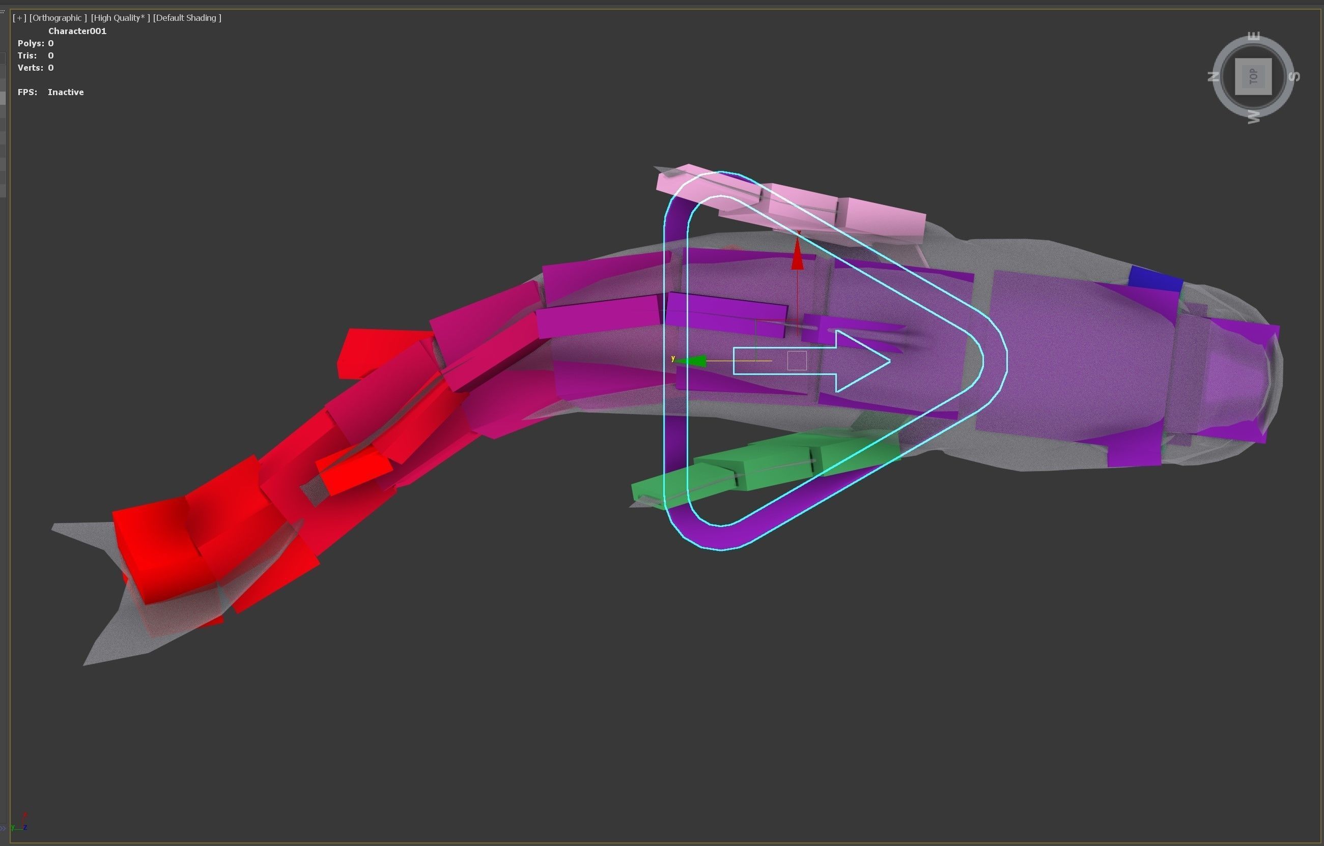 Fish Sweetlips and grunt Low-poly 3D model_10