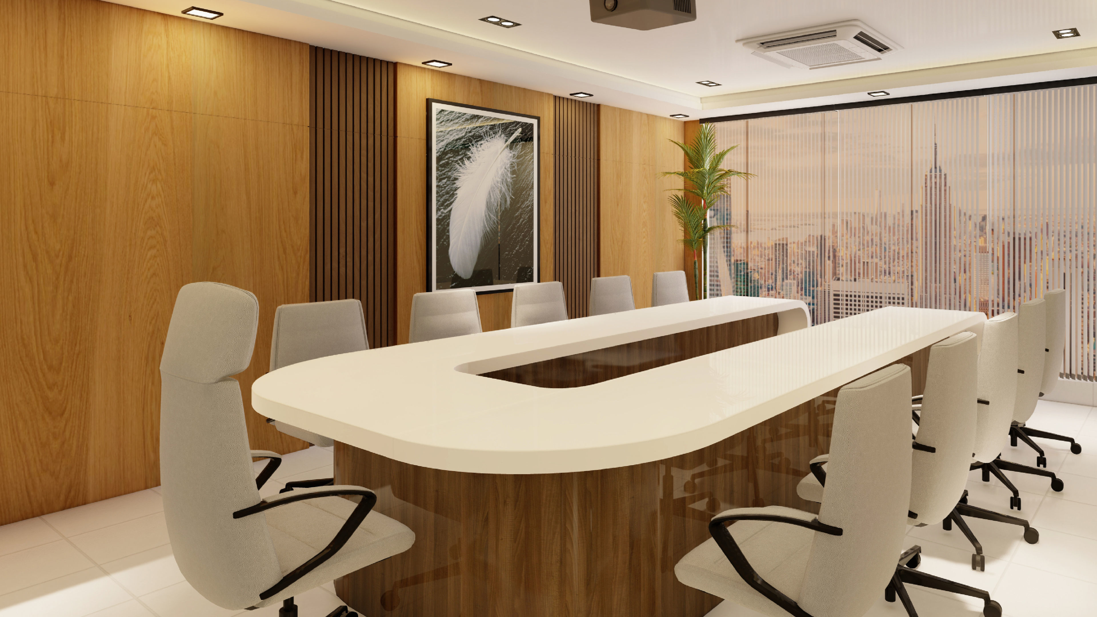 Conference room  3D model_3