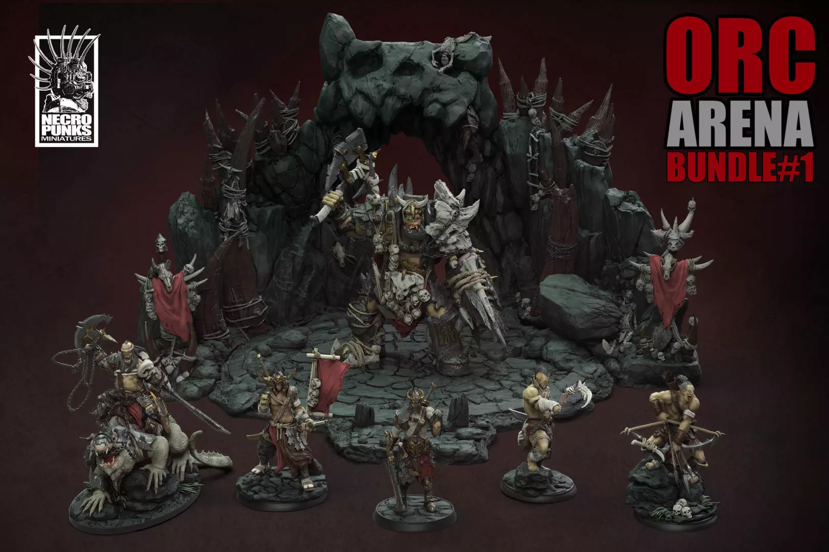 Bundle 01 - Orc Arena 3D print model_0