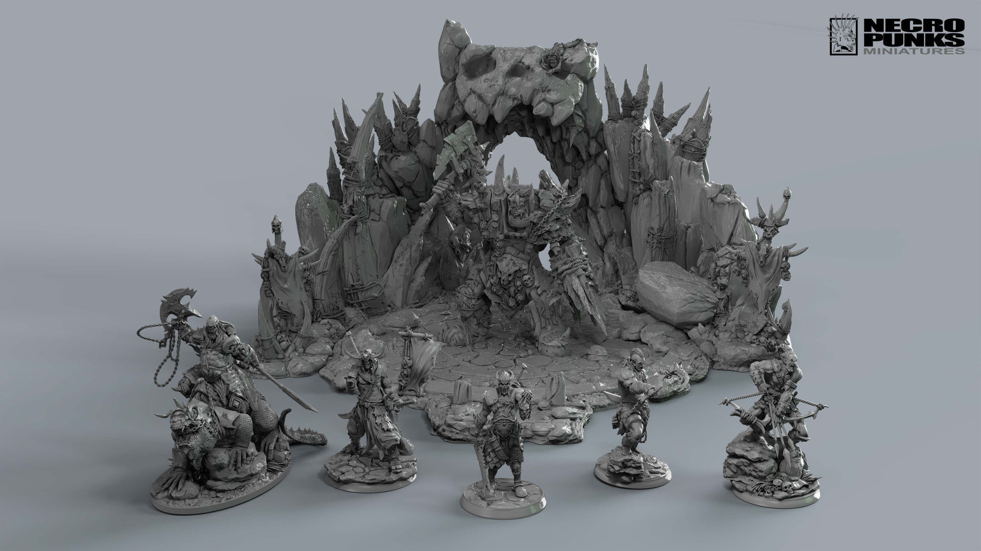Bundle 01 - Orc Arena 3D print model_2