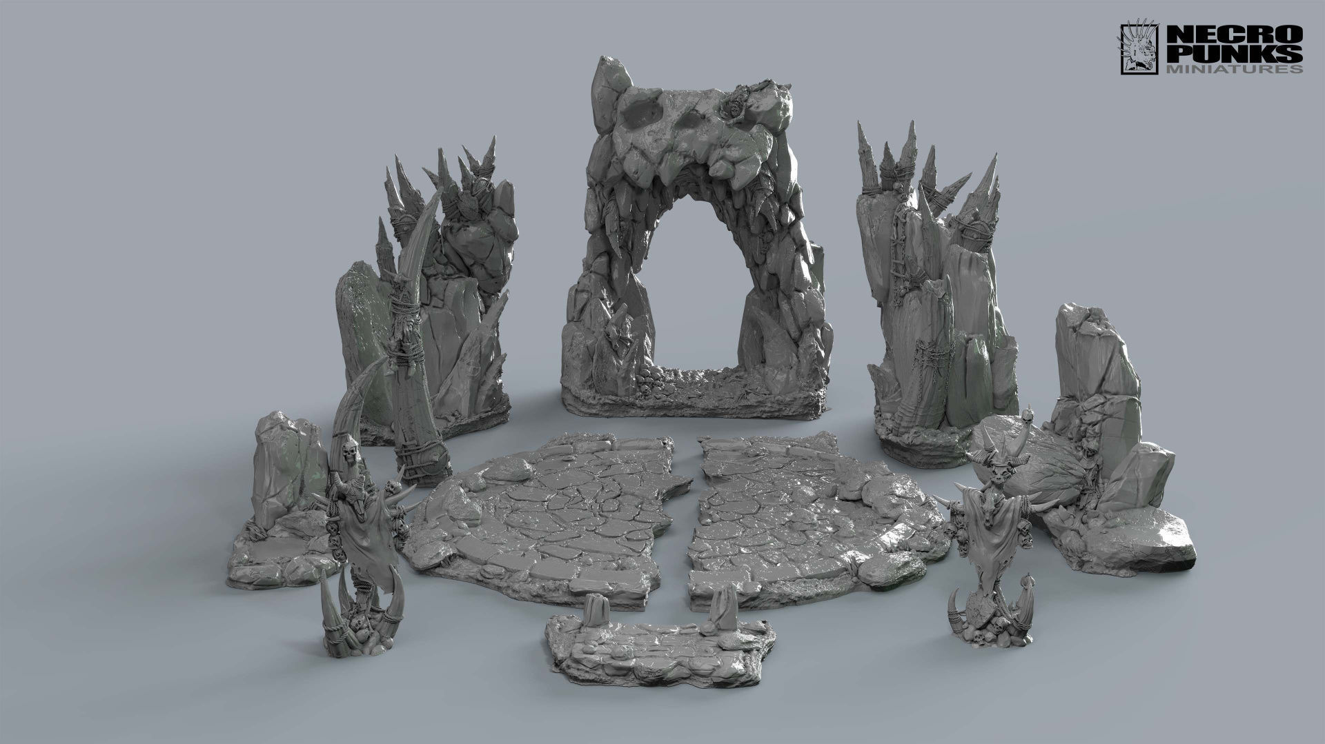 Bundle 01 - Orc Arena 3D print model_17