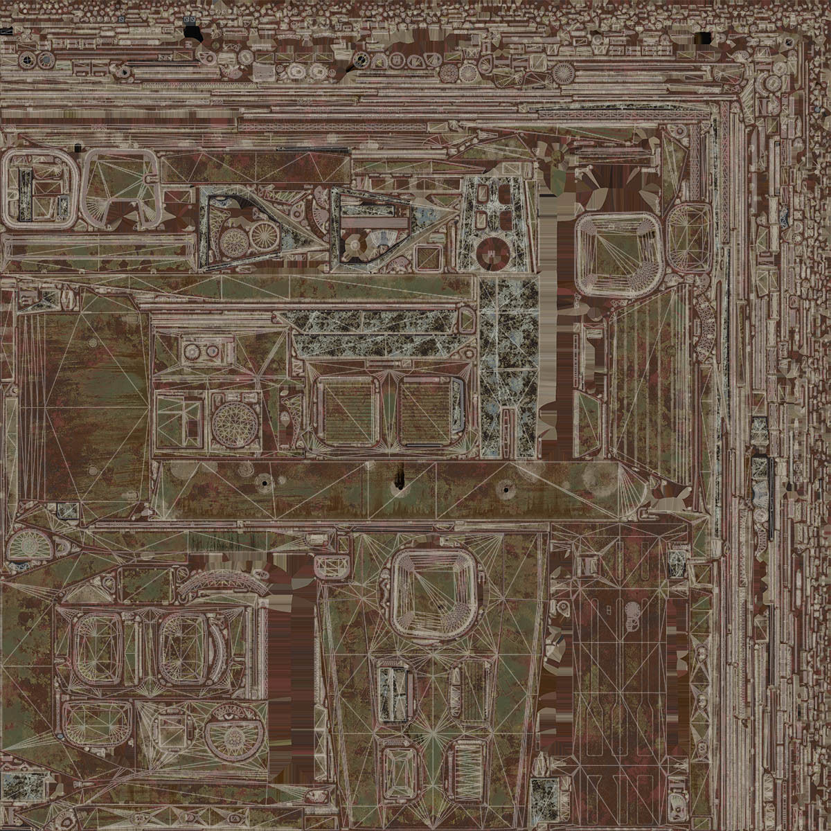 BMP-1 IFV Abandoned Low-poly 3D model_16