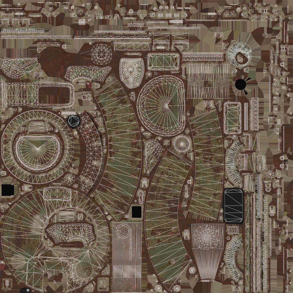 BMP-1 IFV Abandoned Low-poly 3D model_18