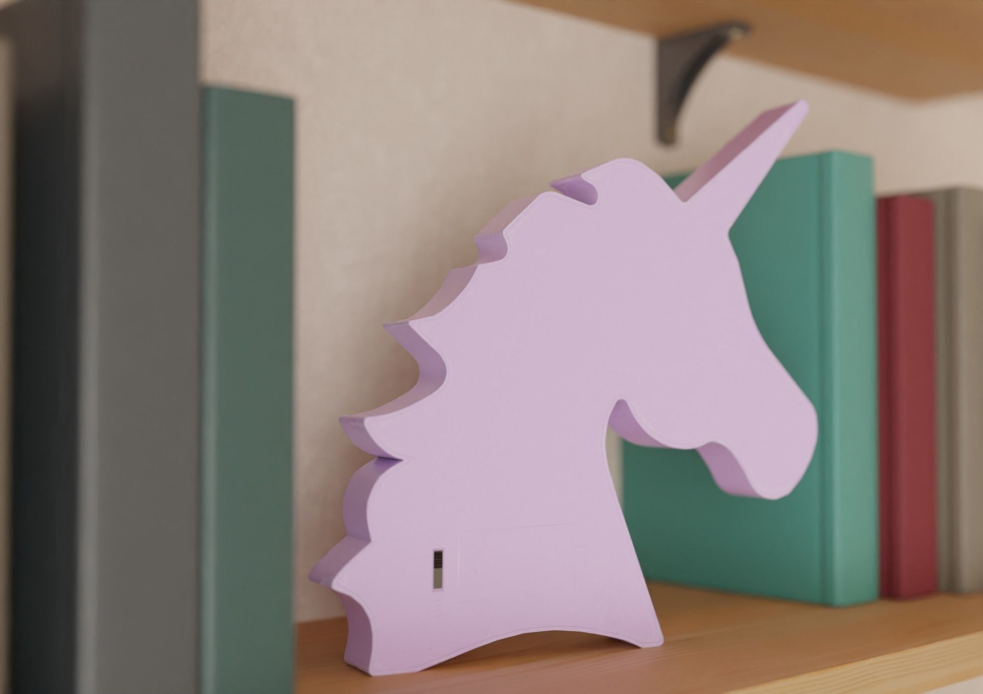 Unicorn-shaped Nightlight 3D model_4