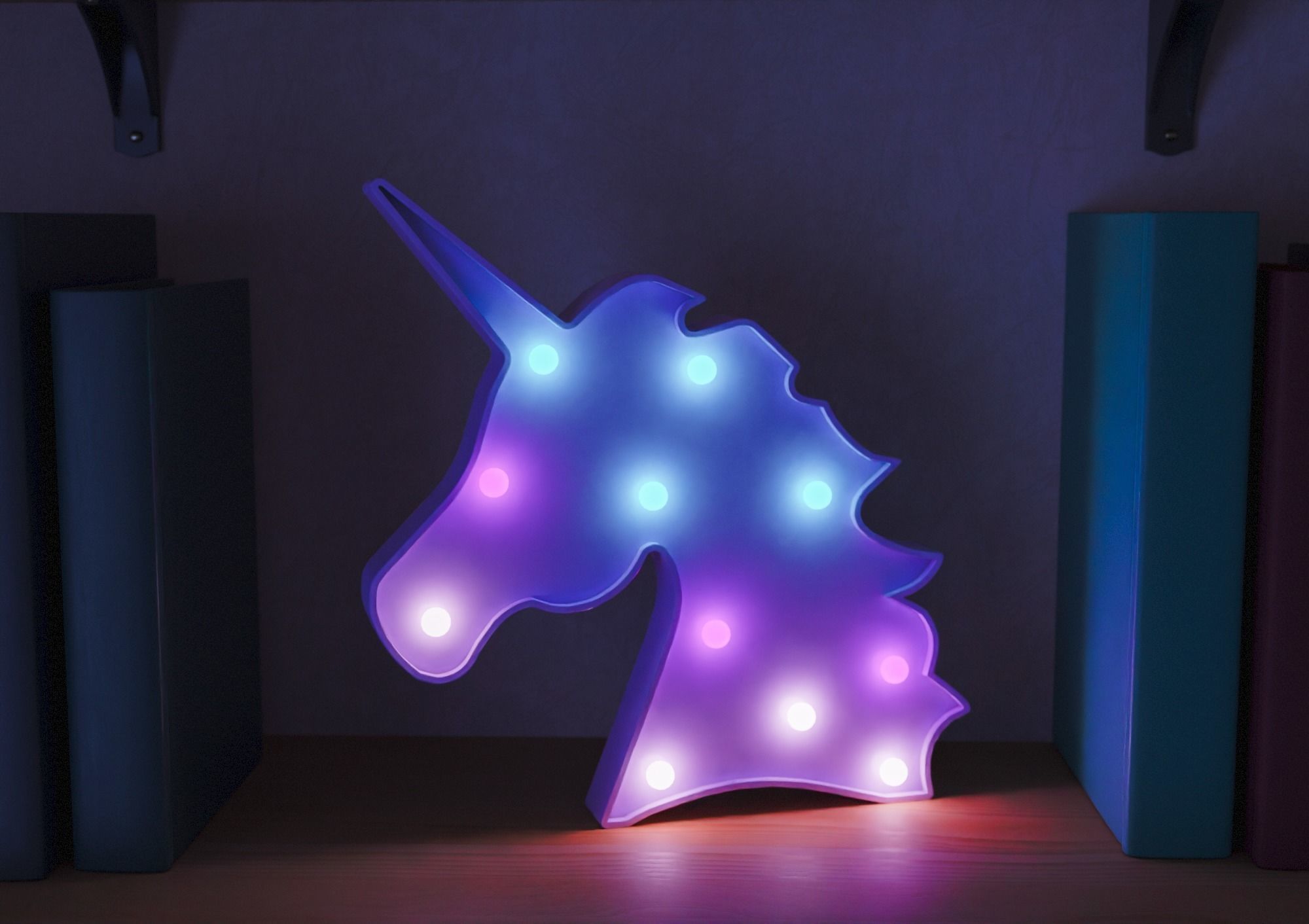 Unicorn-shaped Nightlight 3D model_5