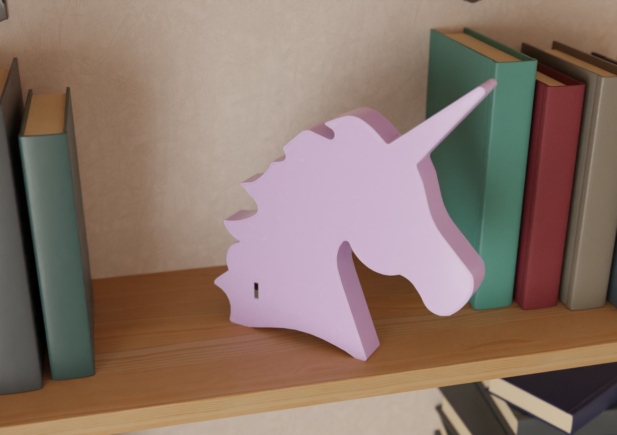 Unicorn-shaped Nightlight 3D model_12