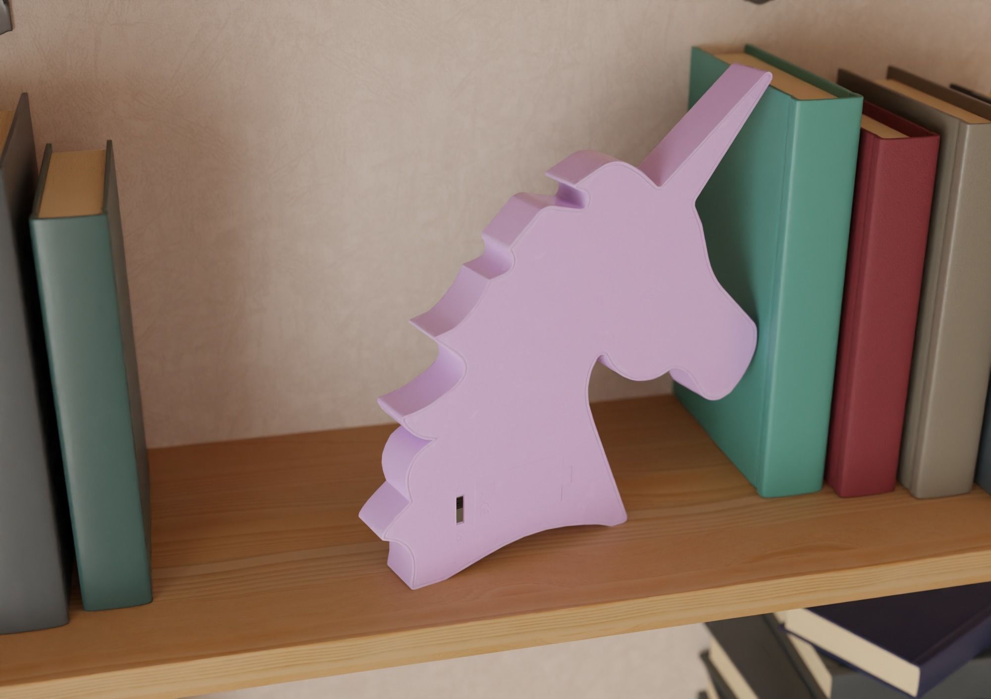 Unicorn-shaped Nightlight 3D model_14