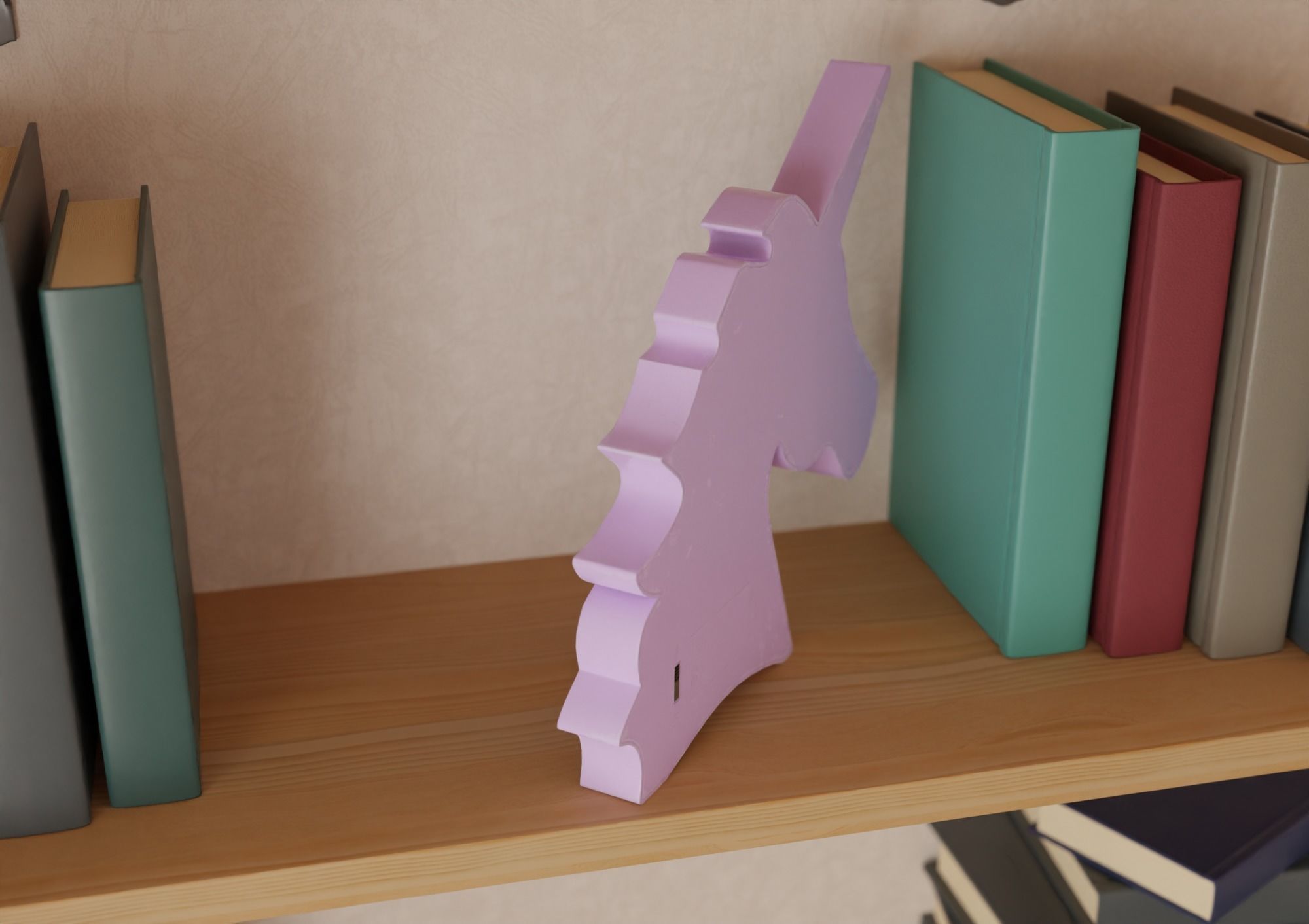 Unicorn-shaped Nightlight 3D model_15