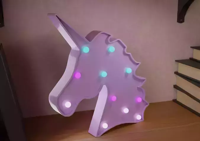 Unicorn-shaped Nightlight