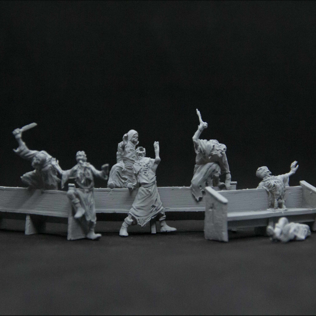 Bundle 02 - Undead Monastery 3D print model_26