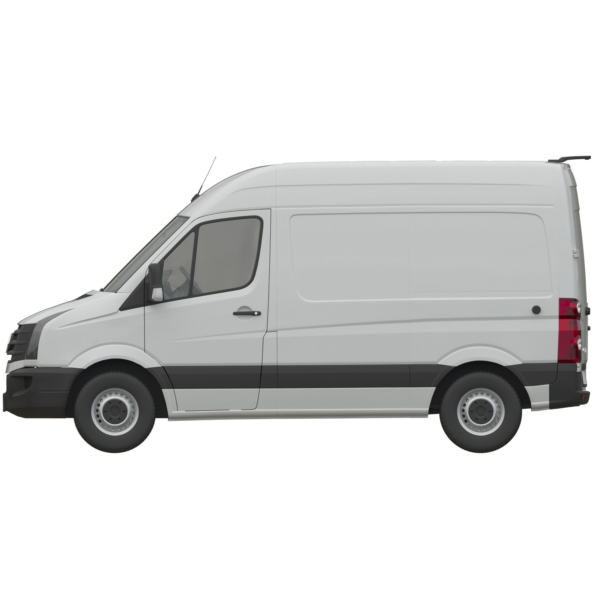 VW Crafter 2011 PanelVan L1H2 3D model_10