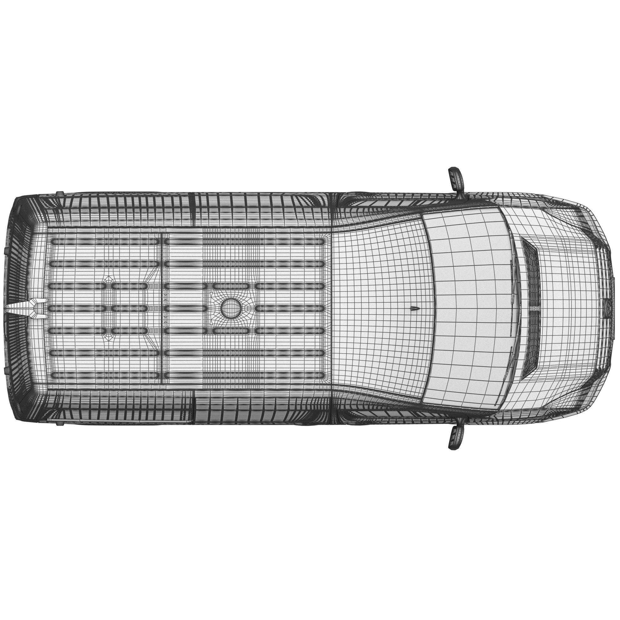 VW Crafter 2011 PanelVan L1H2 3D model_20