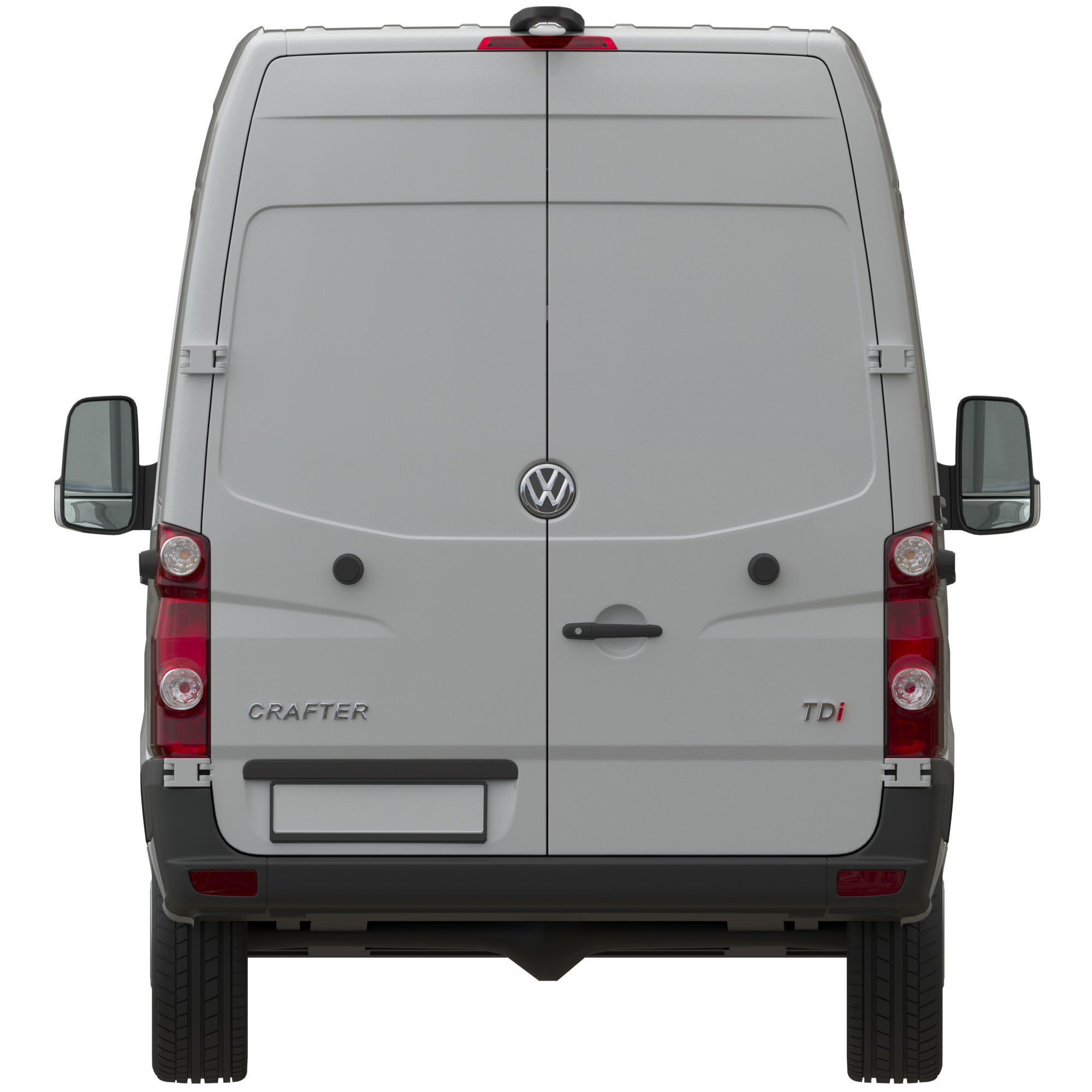 VW Crafter 2011 PanelVan L1H2 3D model_8