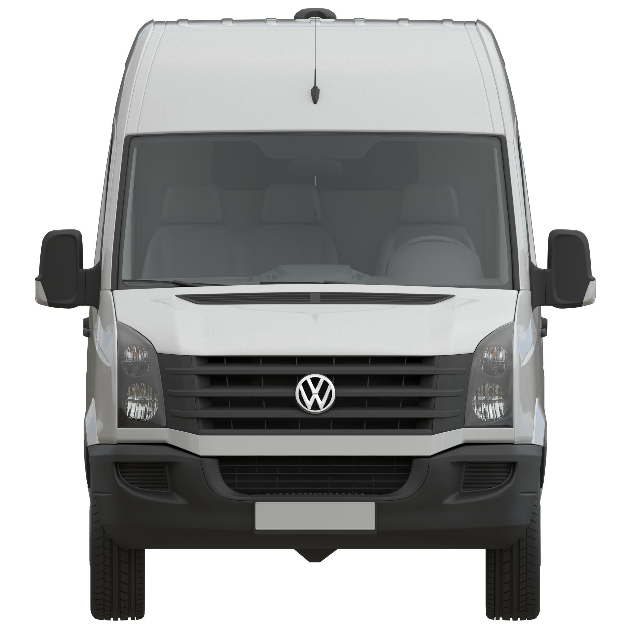 VW Crafter 2011 PanelVan L1H2 3D model_7