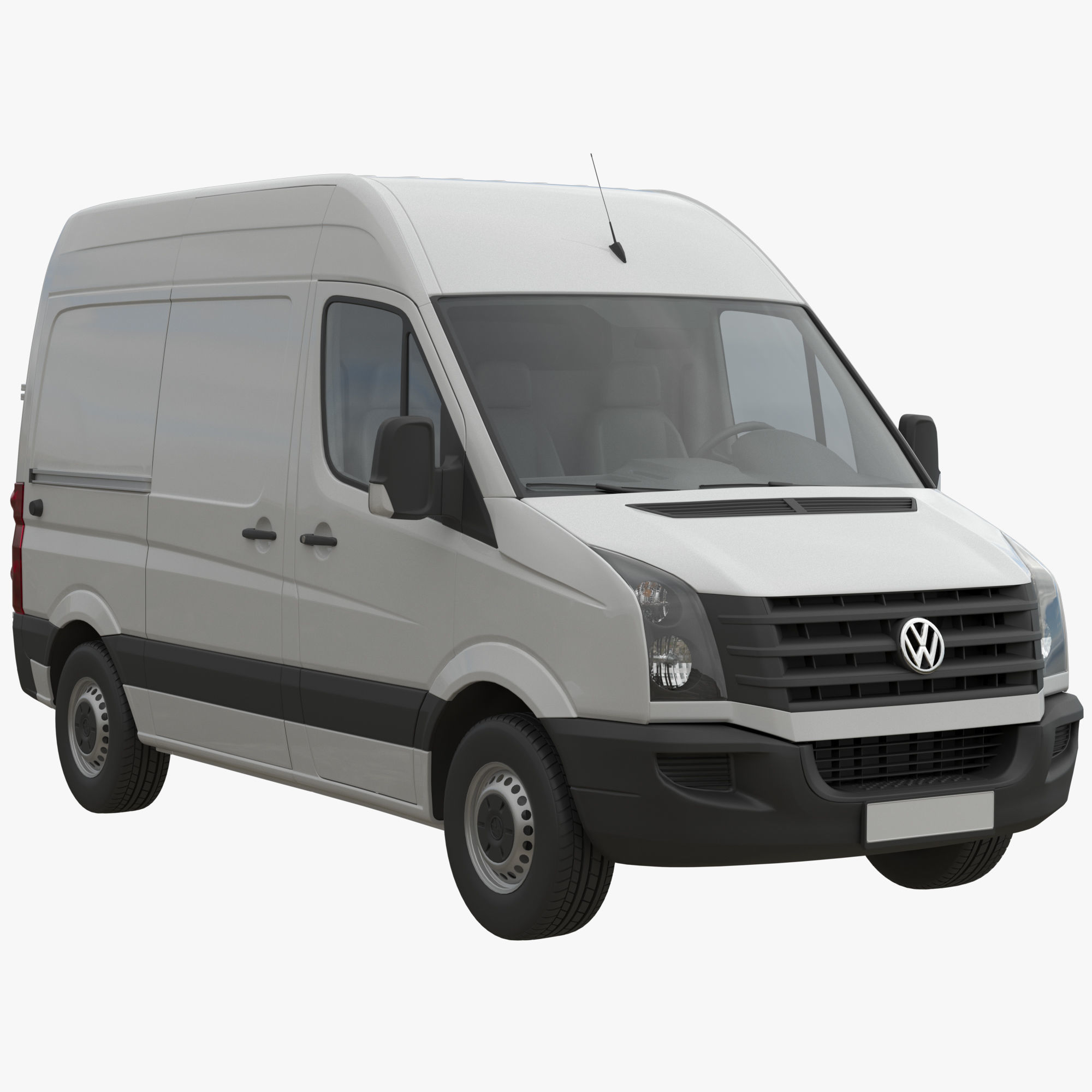 VW Crafter 2011 PanelVan L1H2 3D model_1