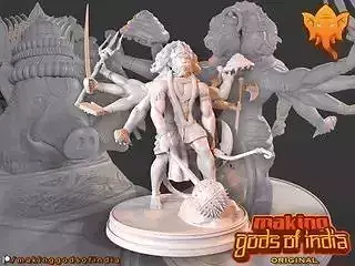 Five Faced Divine Monkey - Hanuman 3D model