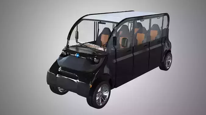 Polaris GEM Electric car 3D model