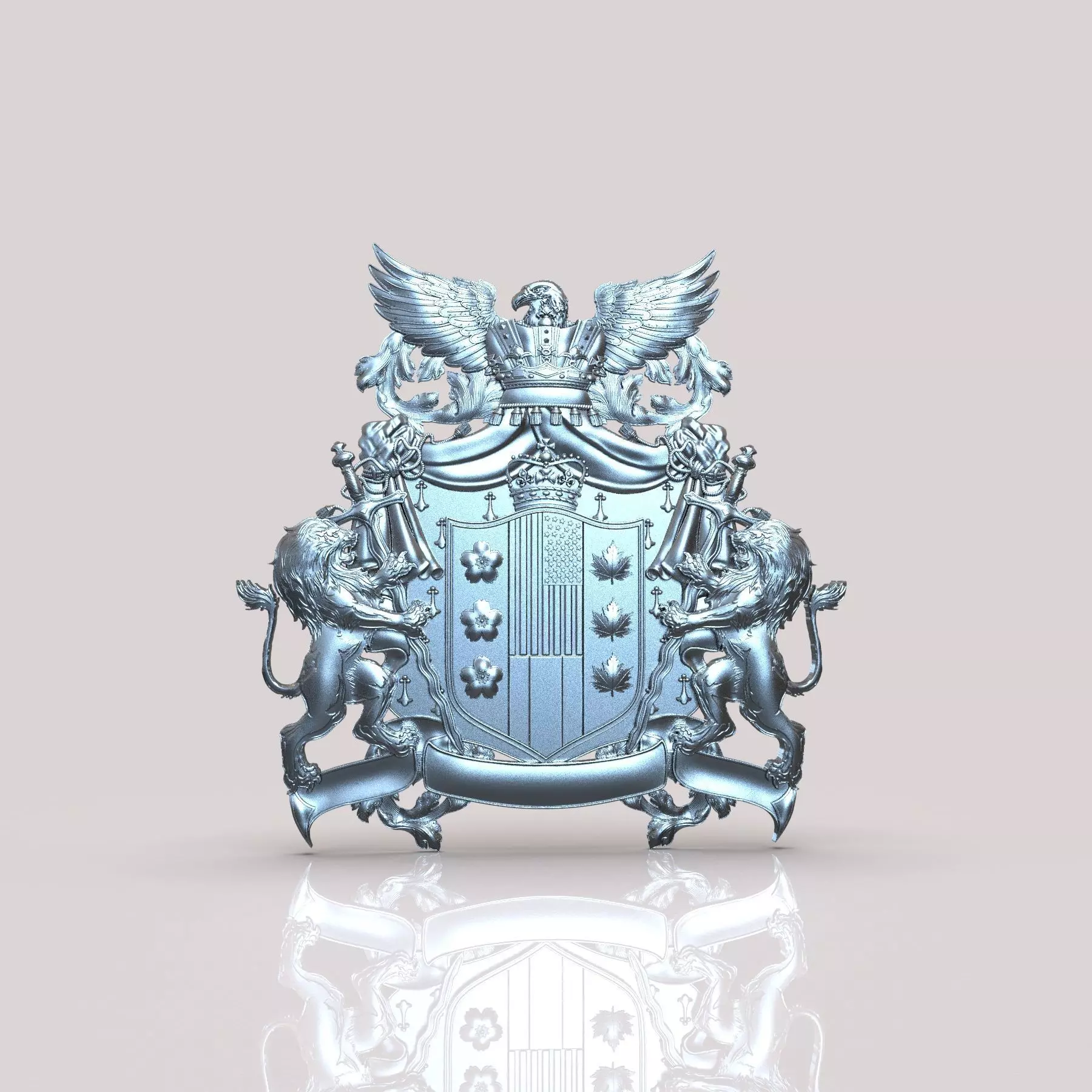 Coat of Arms 3D print model