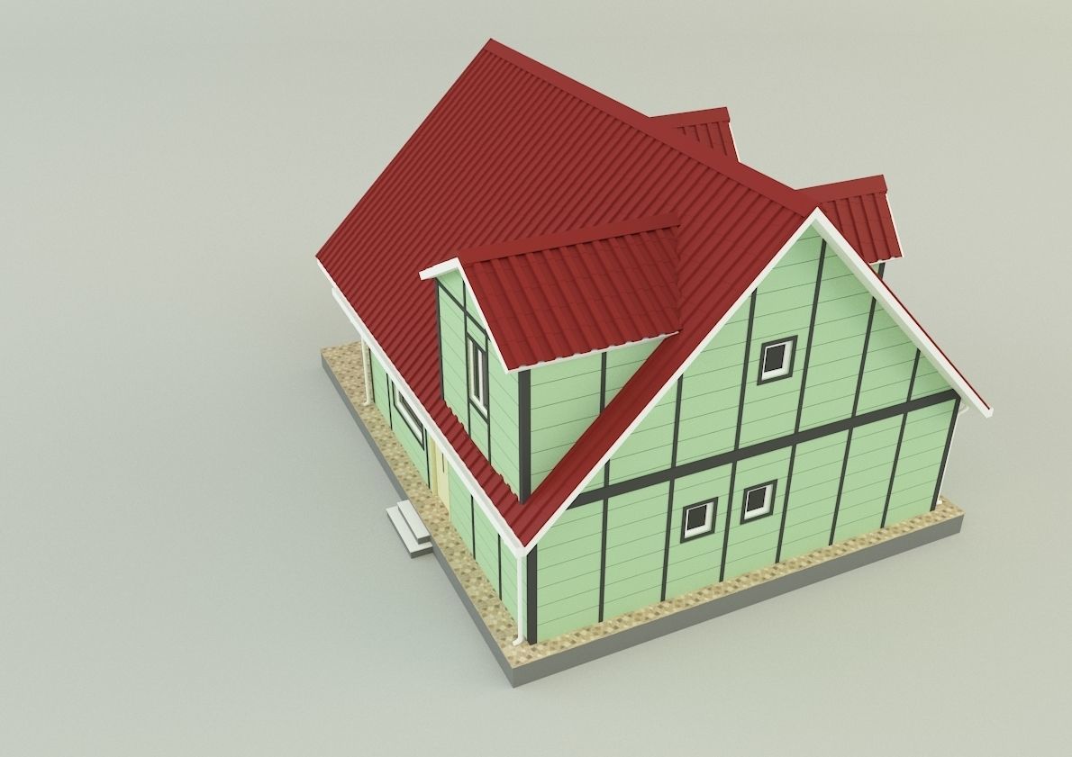 villa 61 model 3D model_8