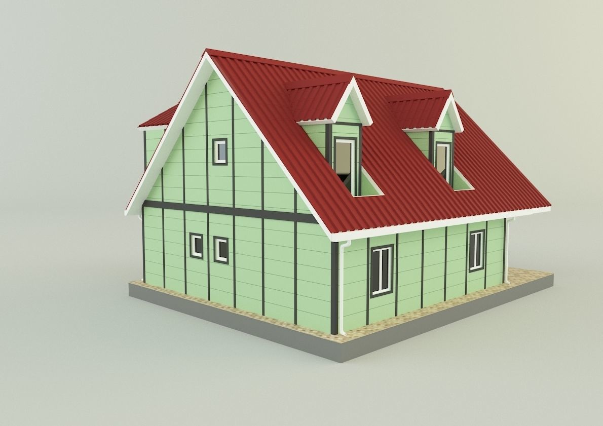 villa 61 model 3D model_5