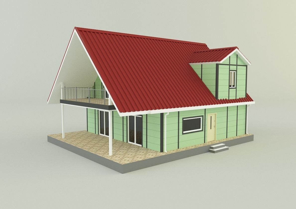 villa 61 model 3D model_9