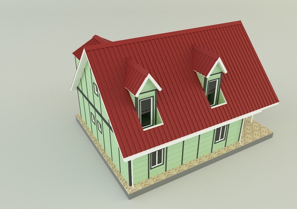 villa 61 model 3D model_2