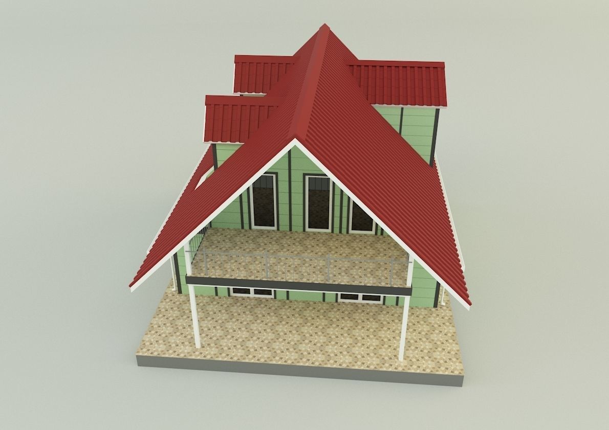 villa 61 model 3D model_6