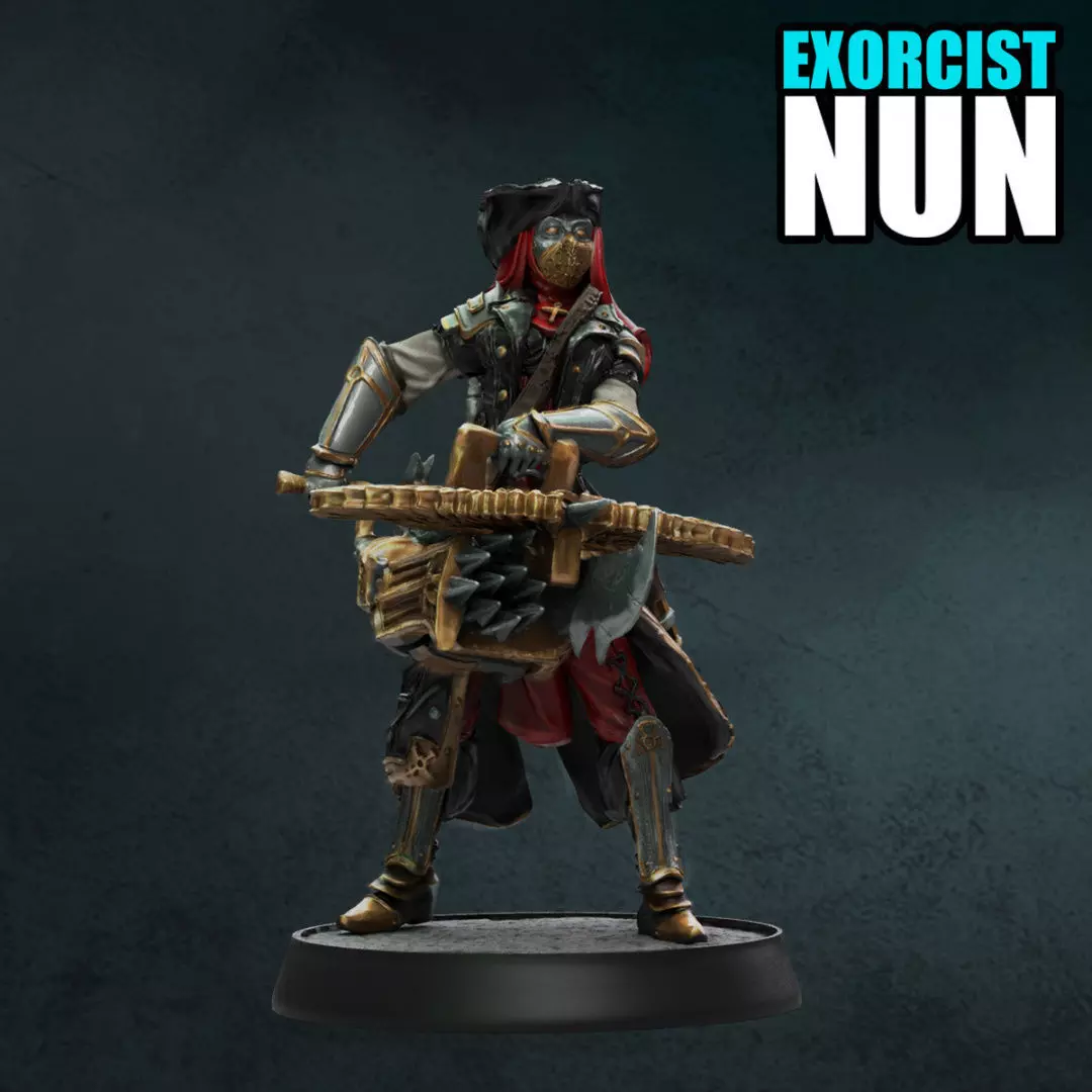 Exorcist Nun 3D print model