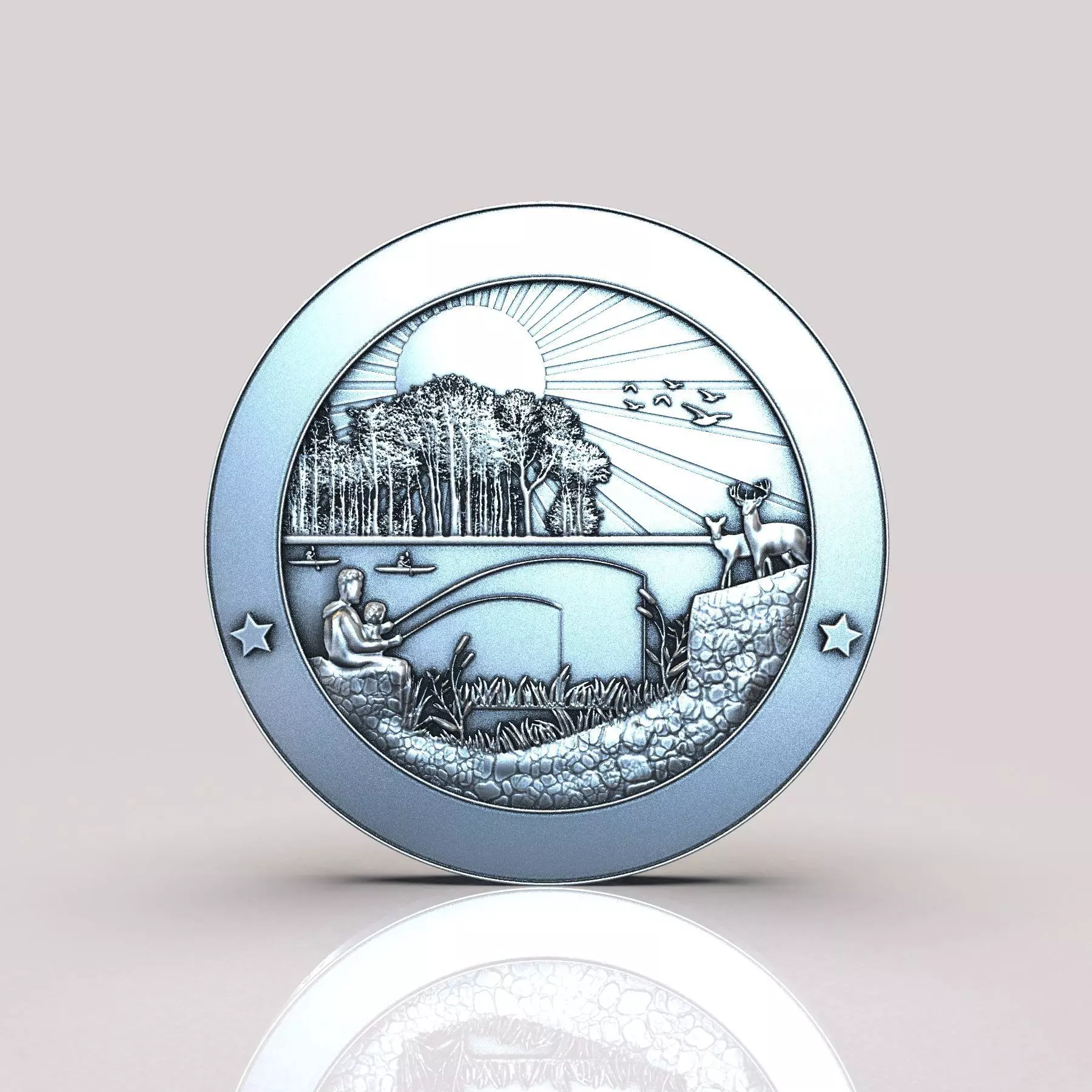 County Seal 3D print model