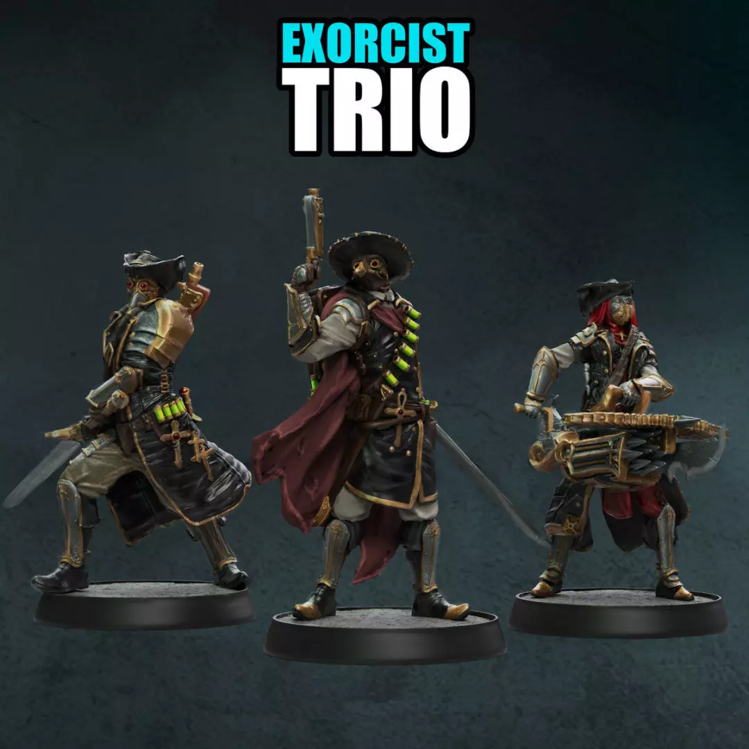 Exorcist Trio 3D print model