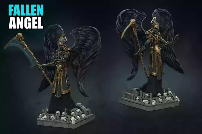 Fallen Angel 3D print model