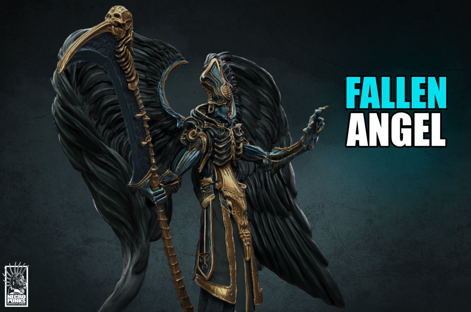 Fallen Angel 3D print model_1