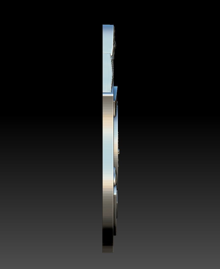 DOS Badge 3D print model_8