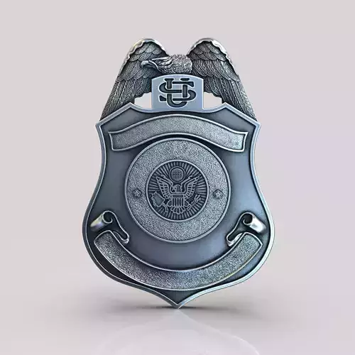 DOS Badge 3D print model