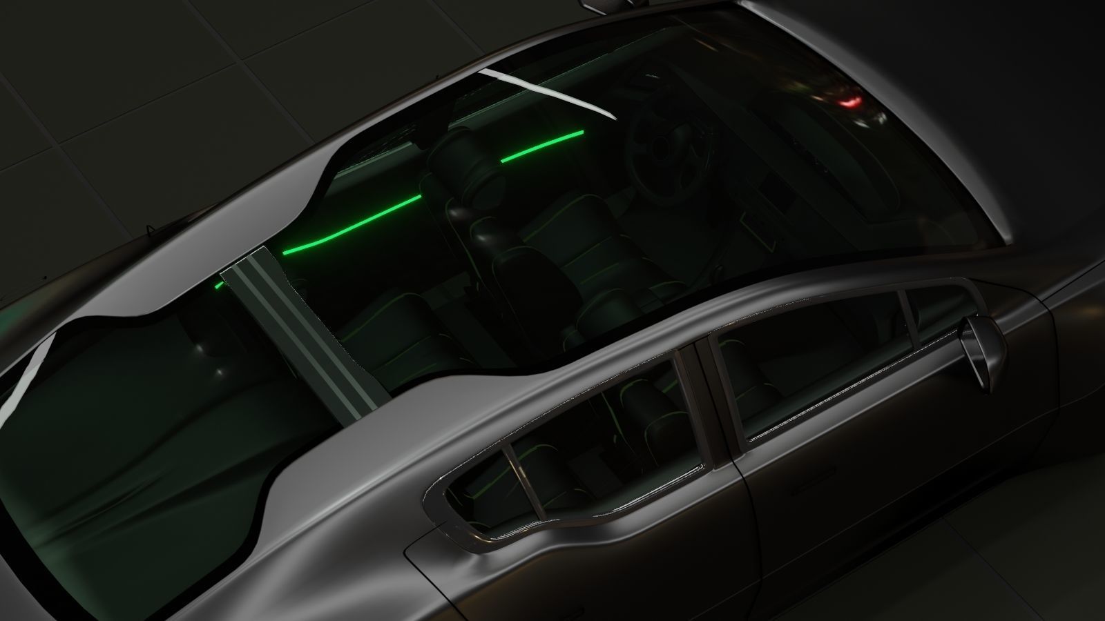 Affekta X-Luxuria BEST FUTURISTIC DESIGN cyberpunk concept car 3D model_6