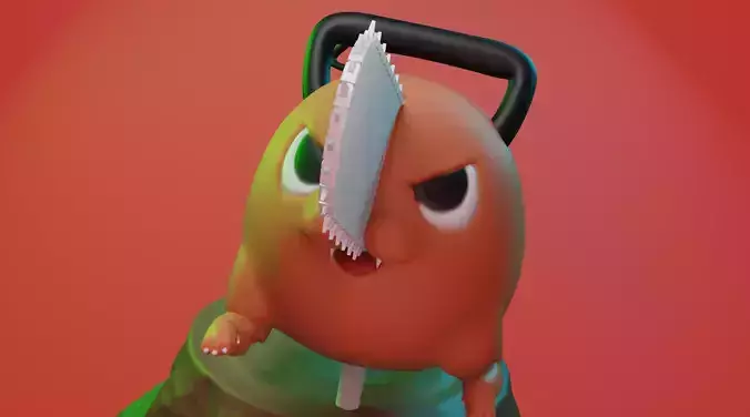Pochita - Chainsaw man 3D print model